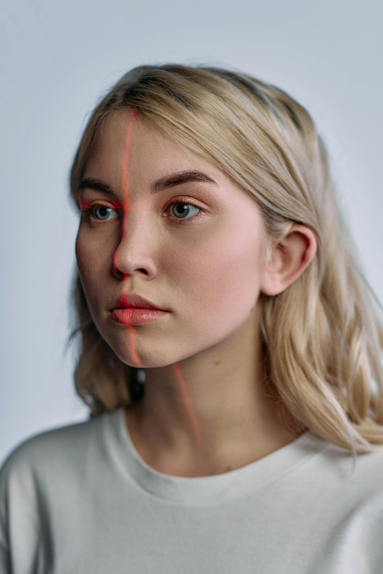 A person being examined